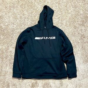 Mens Mercedes AMG Hoodie Black and White